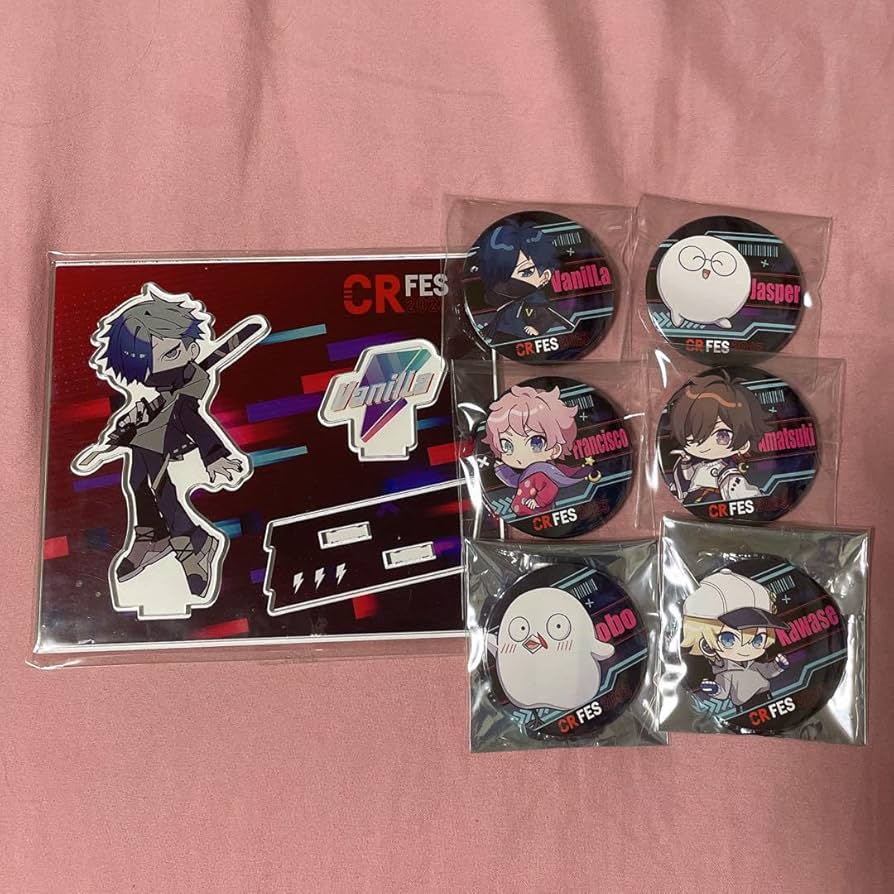 crazy raccoon CRフェス グッズ アクスタ 缶バッジ CR FES 2023